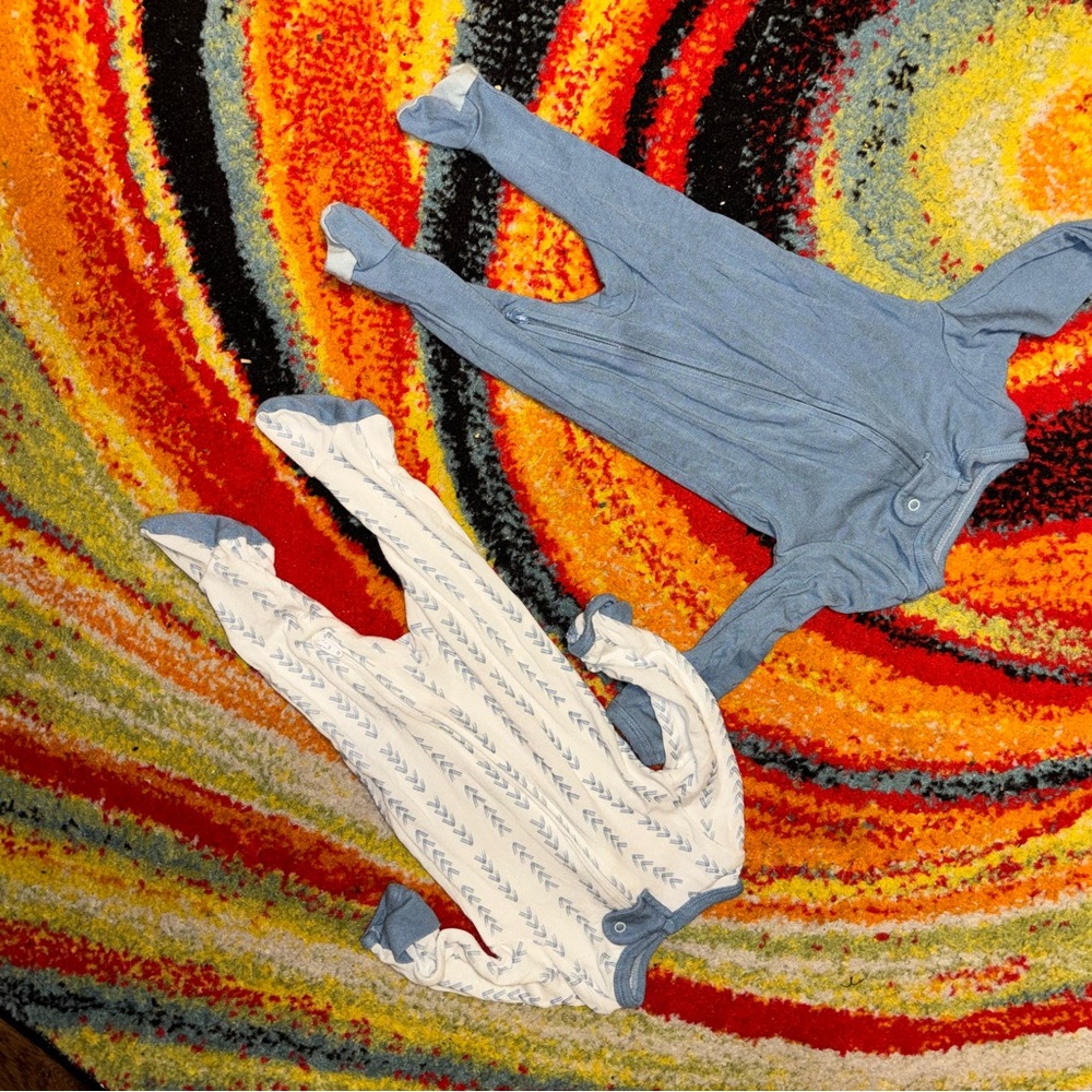 Newborn footed pajamas